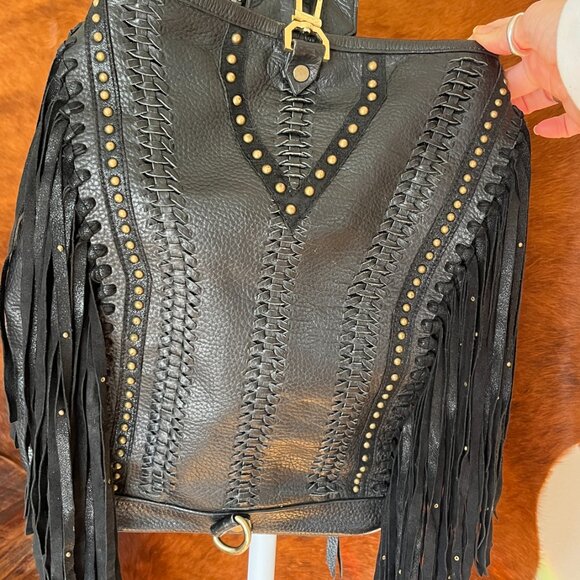 Cleobella Handmade Heavy Duty Leath Backpack/Shoulder Bag - Picture 11 of 13